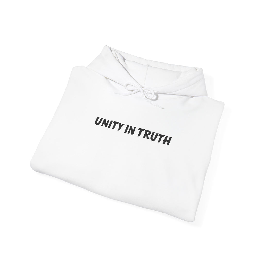 Unity In Truth Hoodie — Sleeve: Moral Compass Required