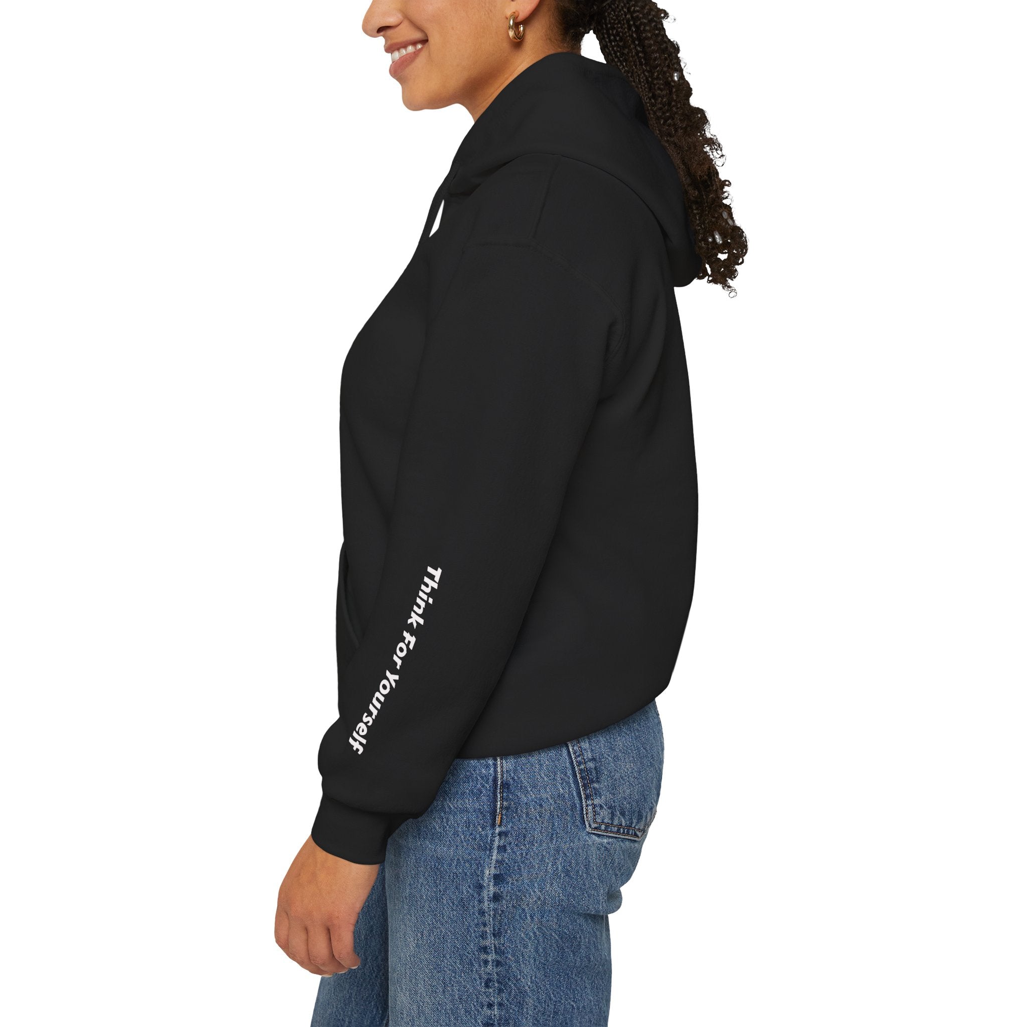 Unity in Truth Hoodie —Sleeve: Think For Yourself