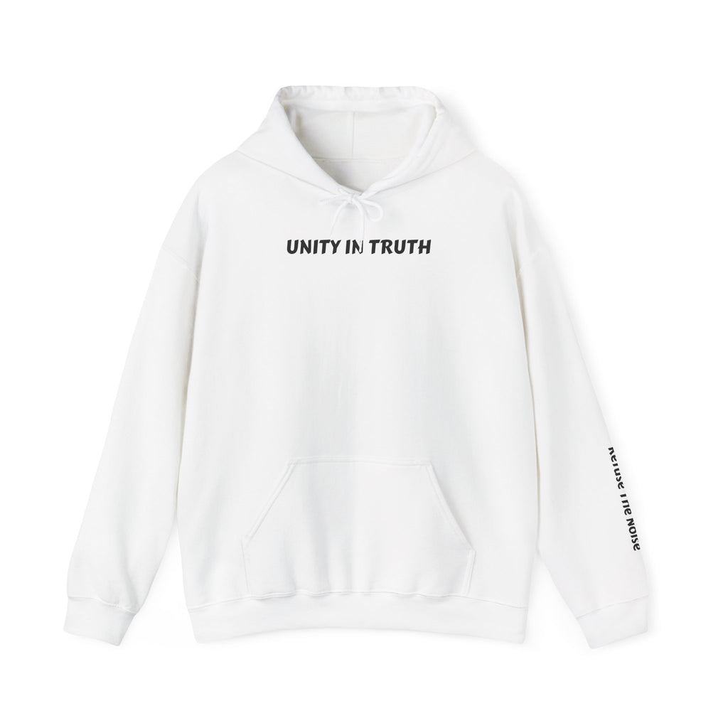 Unity in Truth Hoodie — Sleeve: Refuse The Noise