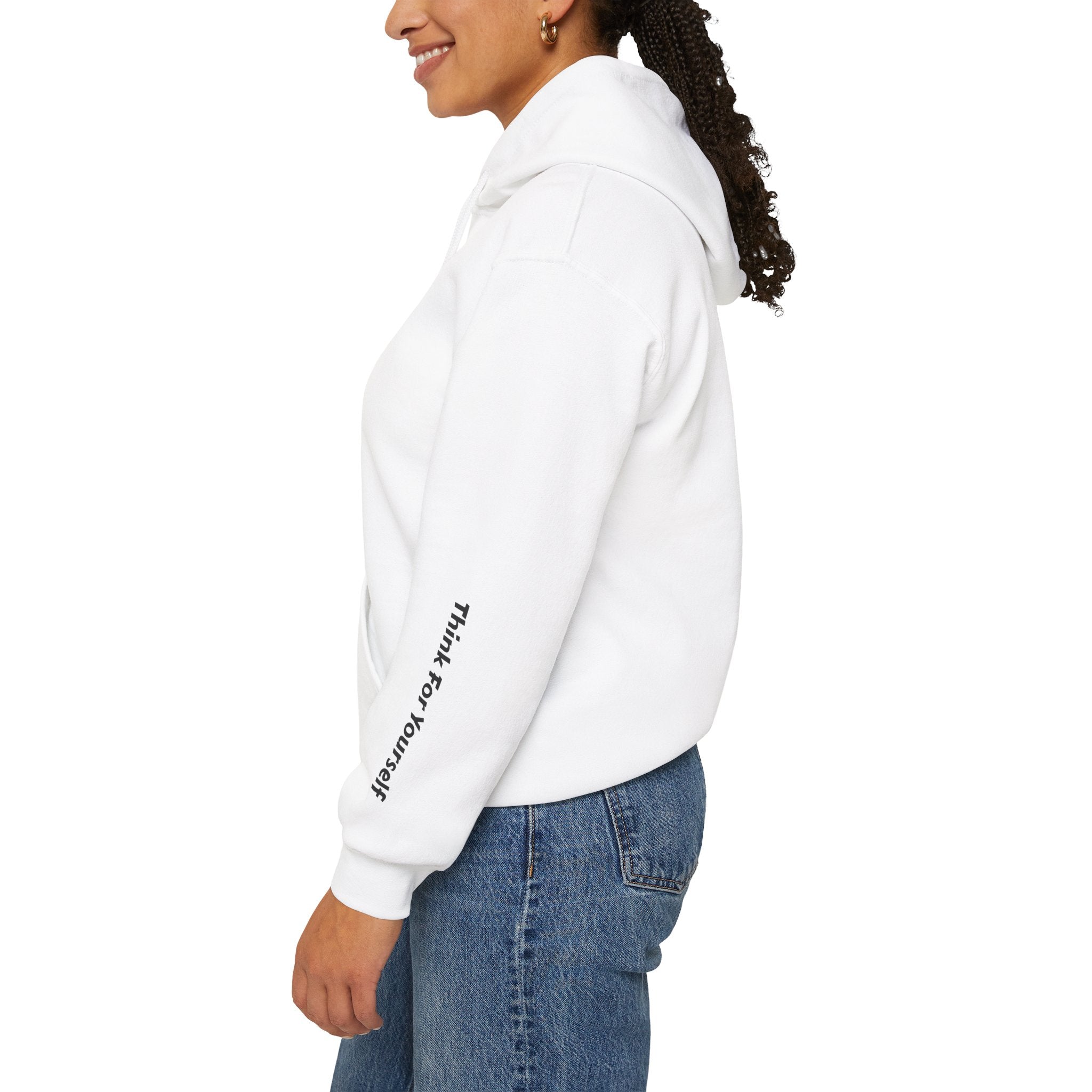 Unity in Truth Hoodie —Sleeve: Think For Yourself