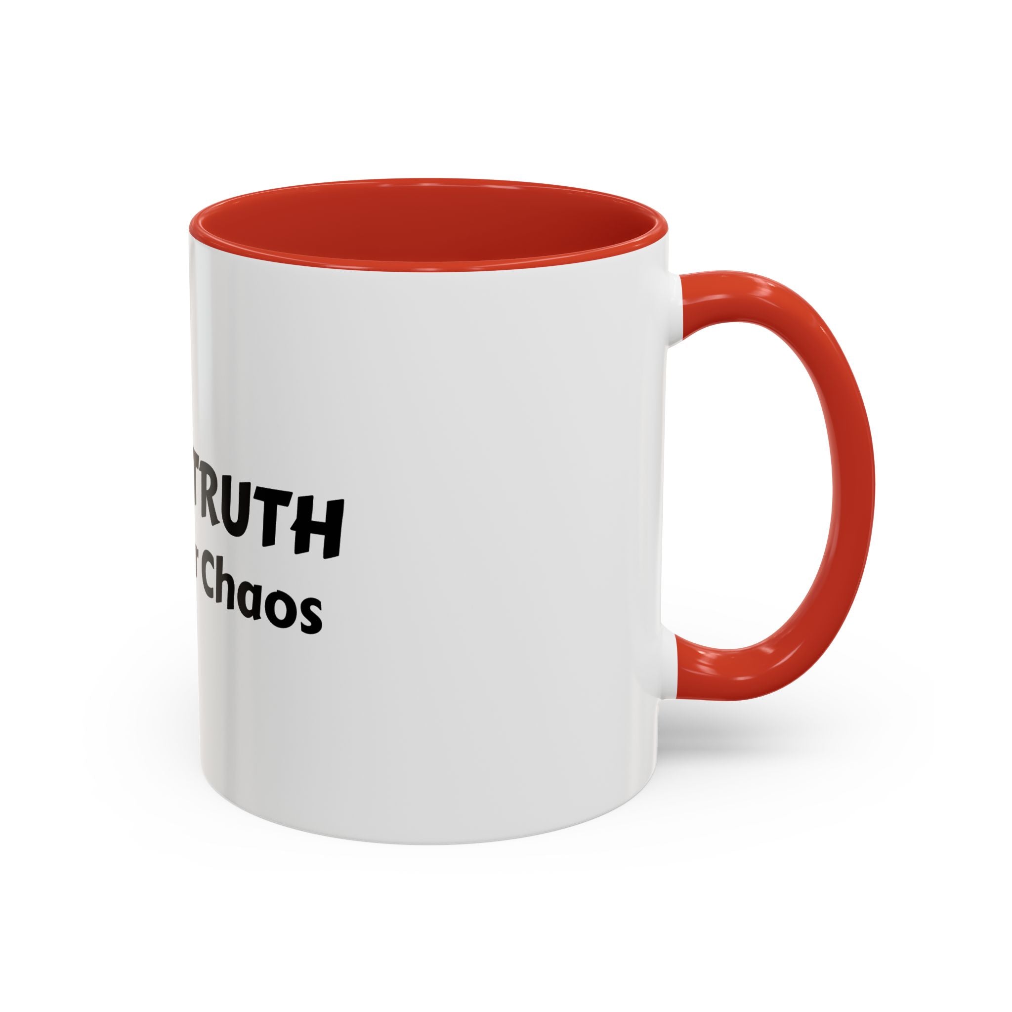 UNITY IN TRUTH: Accent Coffee Mug — Inspirational Black-Trim Ceramic Mug (11/15 oz)