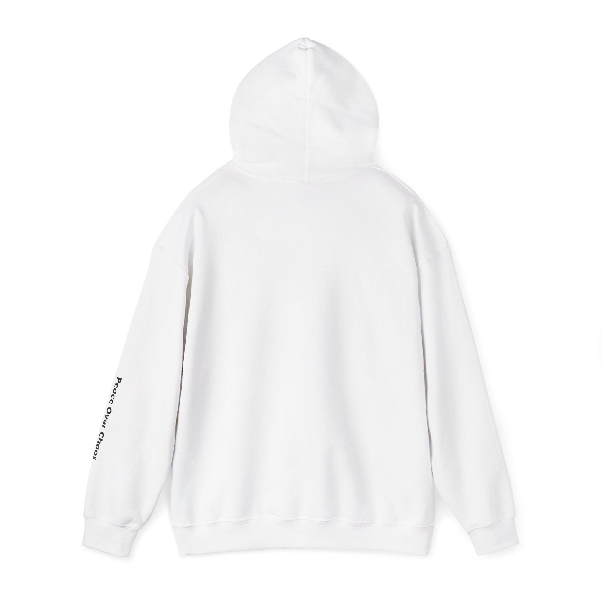 Unity in Truth Hoodie —Sleeve Message : Peace Over Chaos