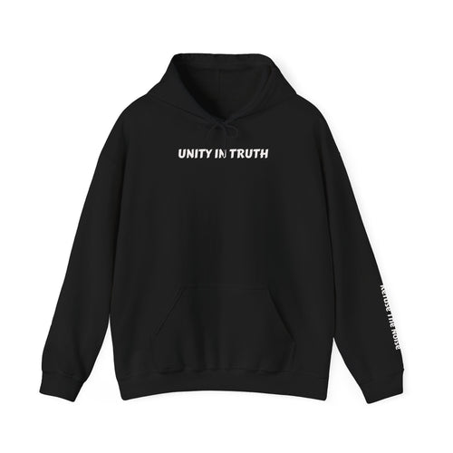 Unity in Truth Hoodie — Sleeve: Refuse The Noise