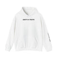 Unity in Truth Hoodie —Sleeve Message : Peace Over Chaos