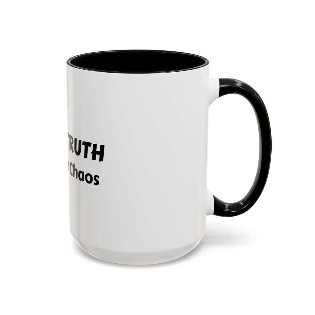 UNITY IN TRUTH: Accent Coffee Mug — Inspirational Black-Trim Ceramic Mug (11/15 oz)