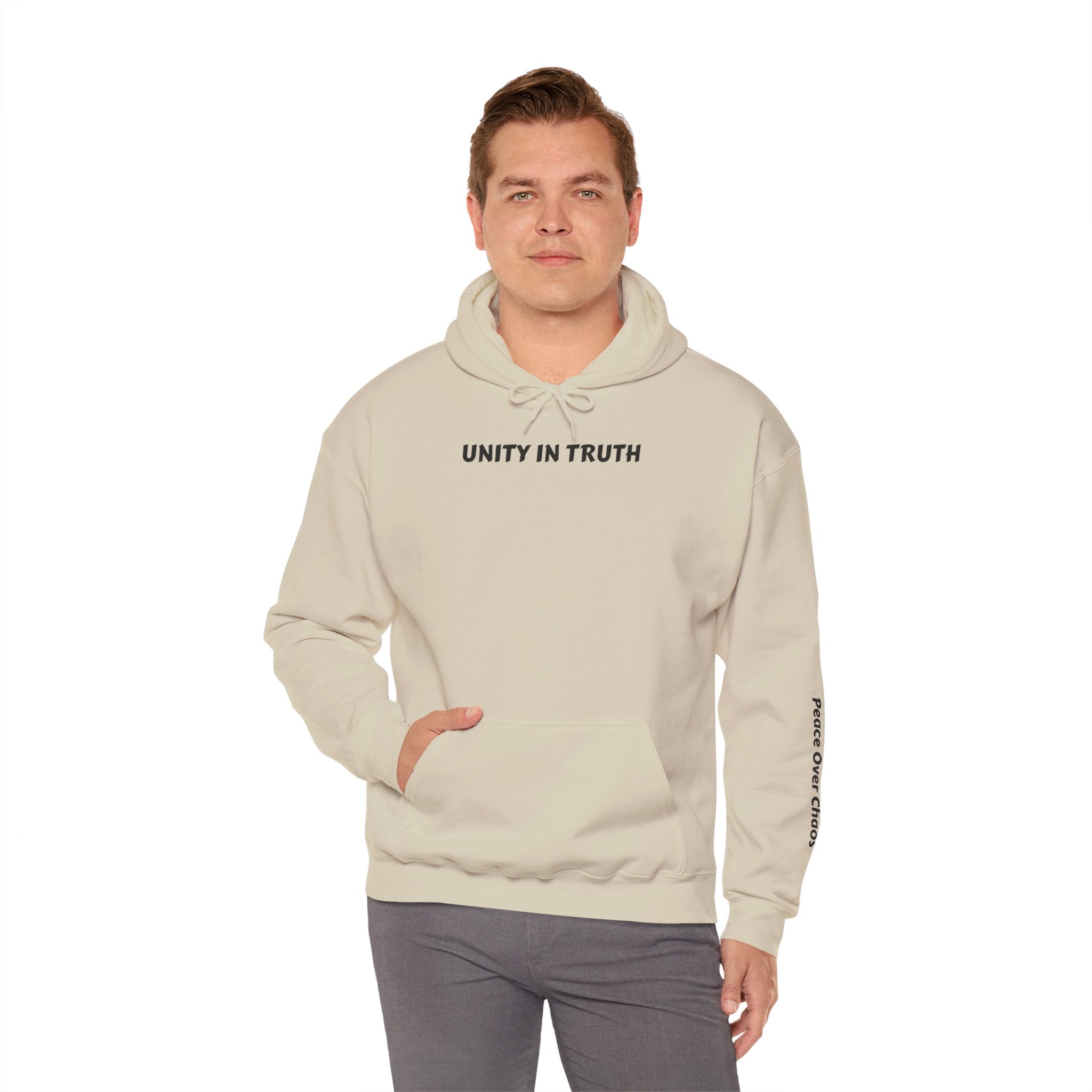 UNITY IN TRUTH: Hoodie —Peace Over Chaos